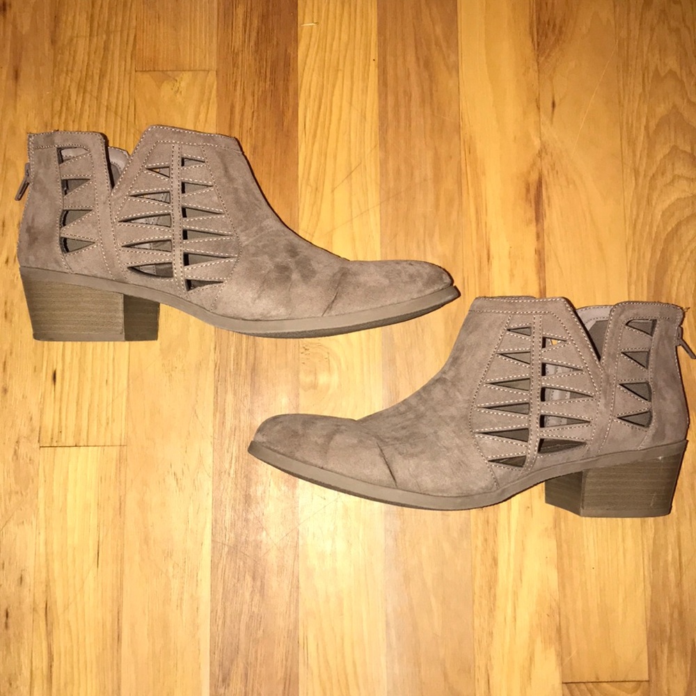 Taupe Booties